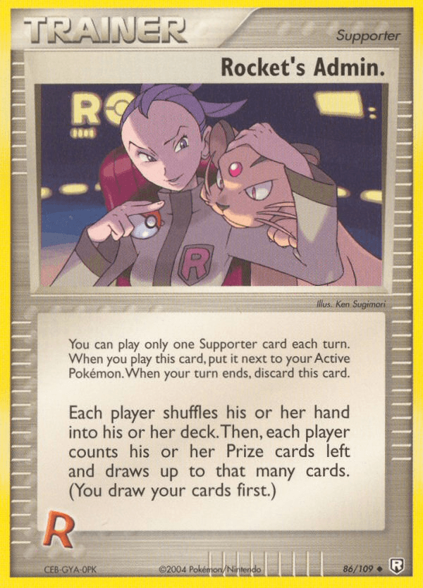 Rocket's Admin. (86/109) [EX: Team Rocket Returns] (Online Only)