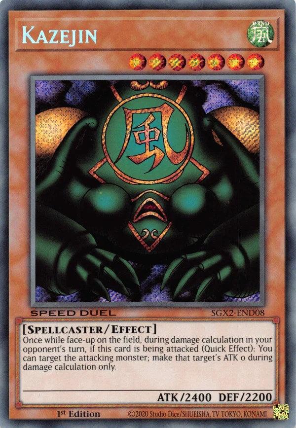 Kazejin [SGX2-END08] Secret Rare (ONLINE ORDER ONLY)