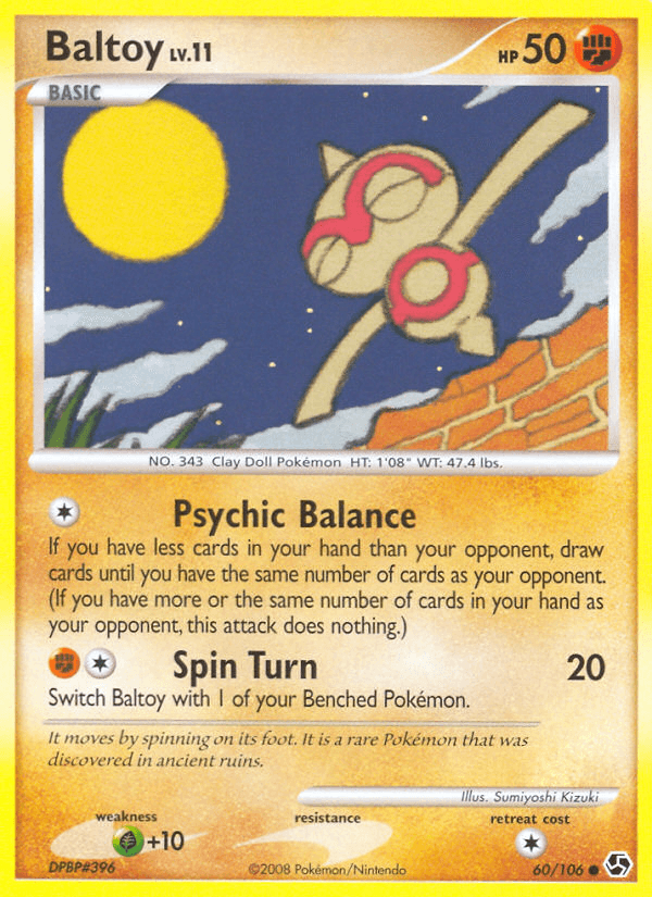 Baltoy (60/106) [Diamond & Pearl: Great Encounters] (Online Only)