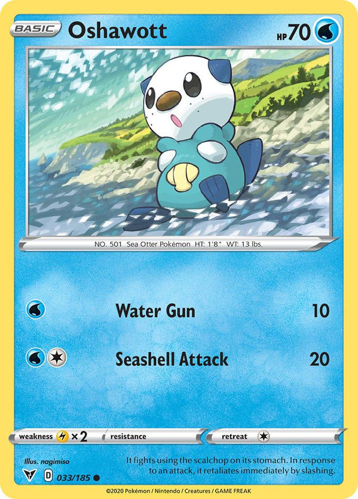 Oshawott (033/185) [Sword & Shield: Vivid Voltage] (Online Only)