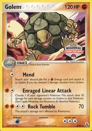 Golem (6/92) (Regional Championship Promo) [EX: Legend Maker] (Online Only)