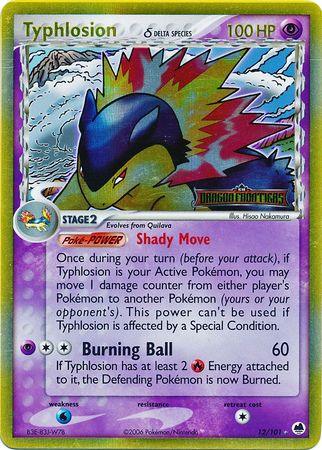 Typhlosion (12/101) (Delta Species) (Stamped) [EX: Dragon Frontiers] (Online Only)