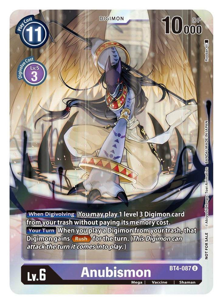 Anubismon [BT4-087] (Event Pack 2) [Great Legend] (ONLINE ORDER ONLY)