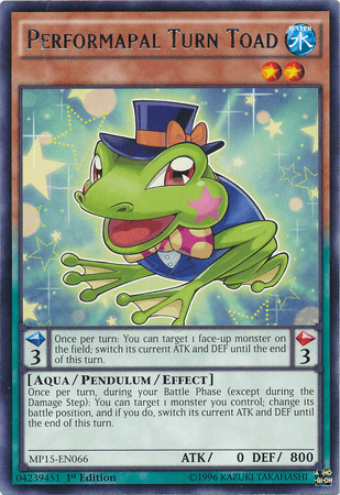 Performapal Turn Toad [MP15-EN066] Rare (ONLINE ORDER ONLY)