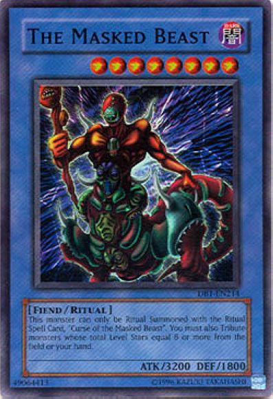 The Masked Beast [DB1-EN214] Super Rare (ONLINE ORDER ONLY)