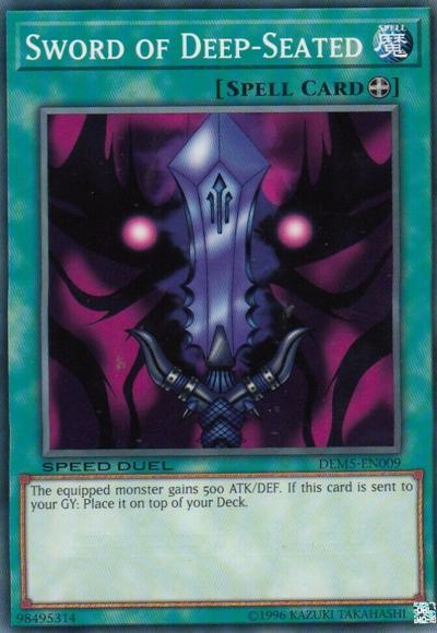 Sword of Deep-Seated [DEM5-EN009] Common (ONLINE ORDER ONLY)