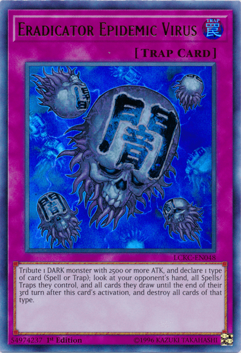 Eradicator Epidemic Virus [LCKC-EN048] Ultra Rare (ONLINE ORDER ONLY)