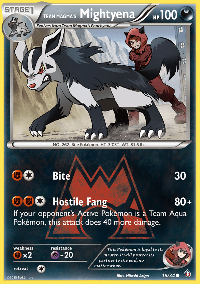 Team Magma's Mightyena (19/34) [XY: Double Crisis] (Online Only)