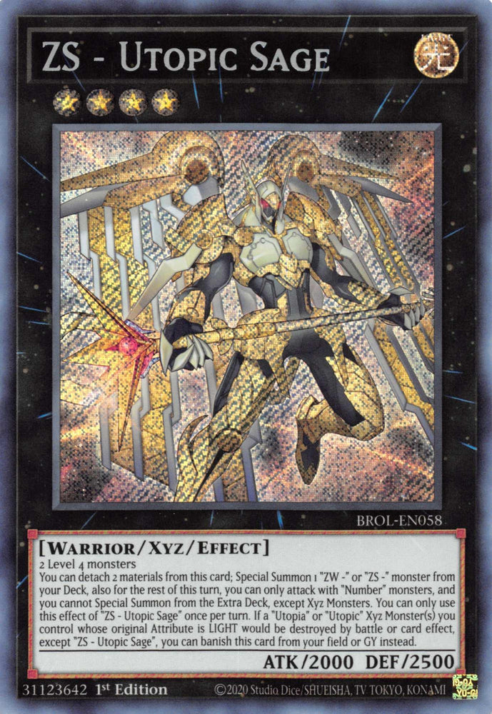 ZS - Utopic Sage [BROL-EN058] Secret Rare (ONLINE ORDER ONLY)