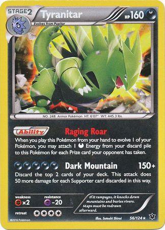 Tyranitar (56/124) (Cosmos Holo) [XY: Fates Collide] (Online Only)