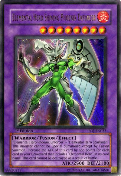 Elemental Hero Shining Phoenix Enforcer [EOJ-EN033] Ultra Rare (ONLINE ORDER ONLY)
