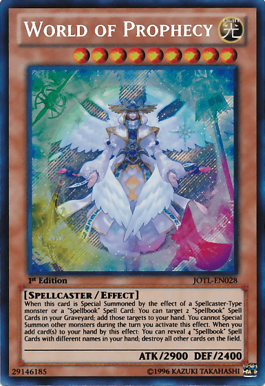 World of Prophecy [JOTL-EN028] Secret Rare (ONLINE ORDER ONLY)