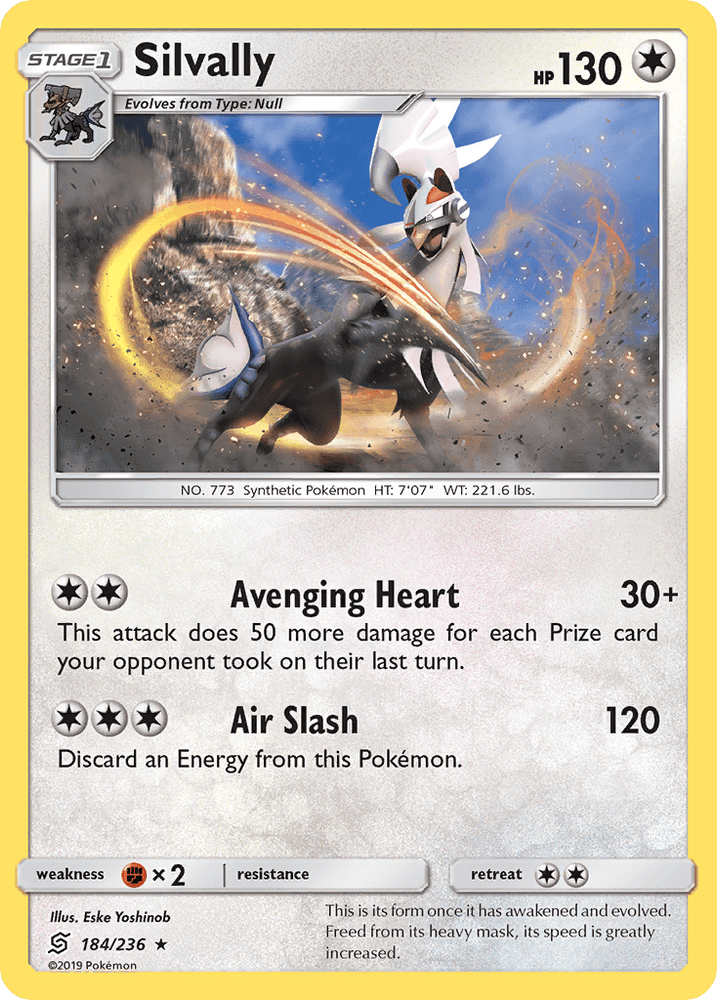 Silvally (184/236) [Sun & Moon: Unified Minds] (Online Only)