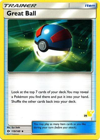 Great Ball (119/149) (Pikachu Stamp #29) [Battle Academy 2020] (Online Only)