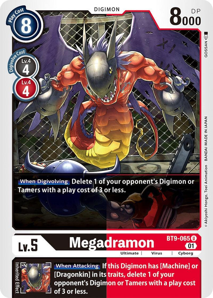 Megadramon [BT9-065] [X Record] (ONLINE ORDER ONLY)