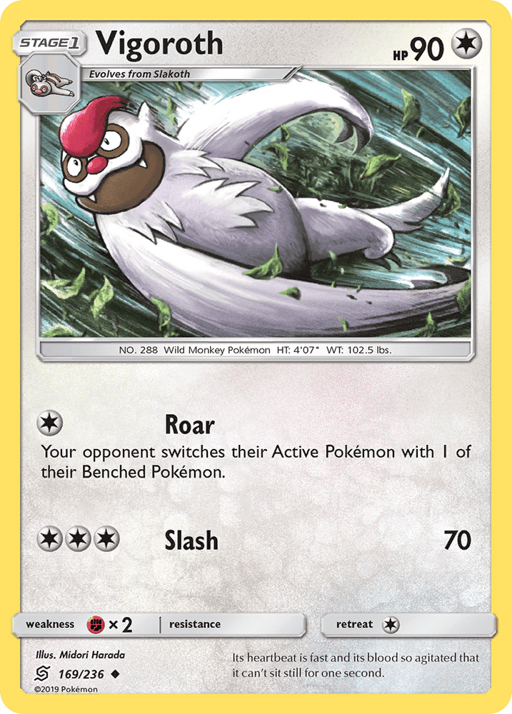 Vigoroth (169/236) [Sun & Moon: Unified Minds] (Online Only)