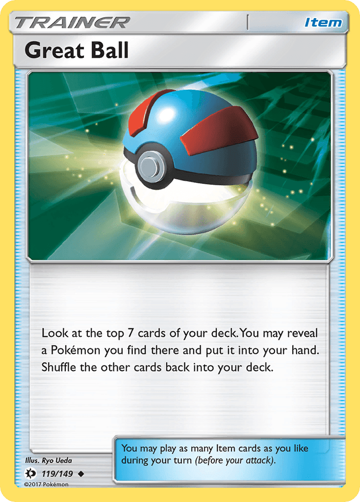 Great Ball (119/149) [Sun & Moon: Base Set] (Online Only)