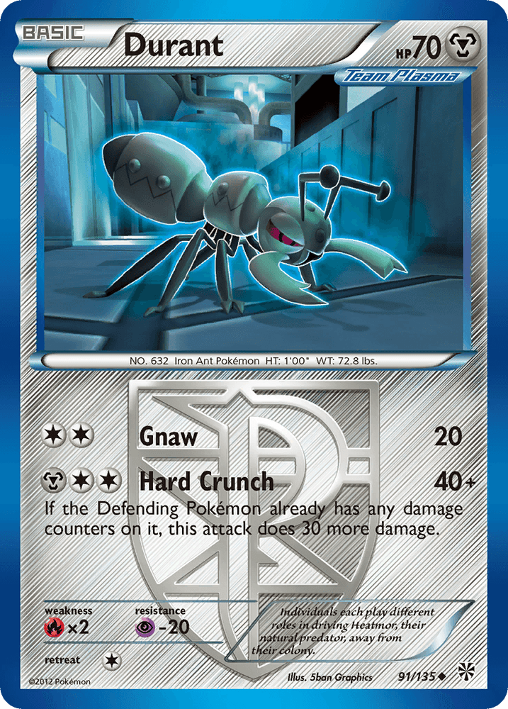 Durant (91/135) [Black & White: Plasma Storm] (Online Only)