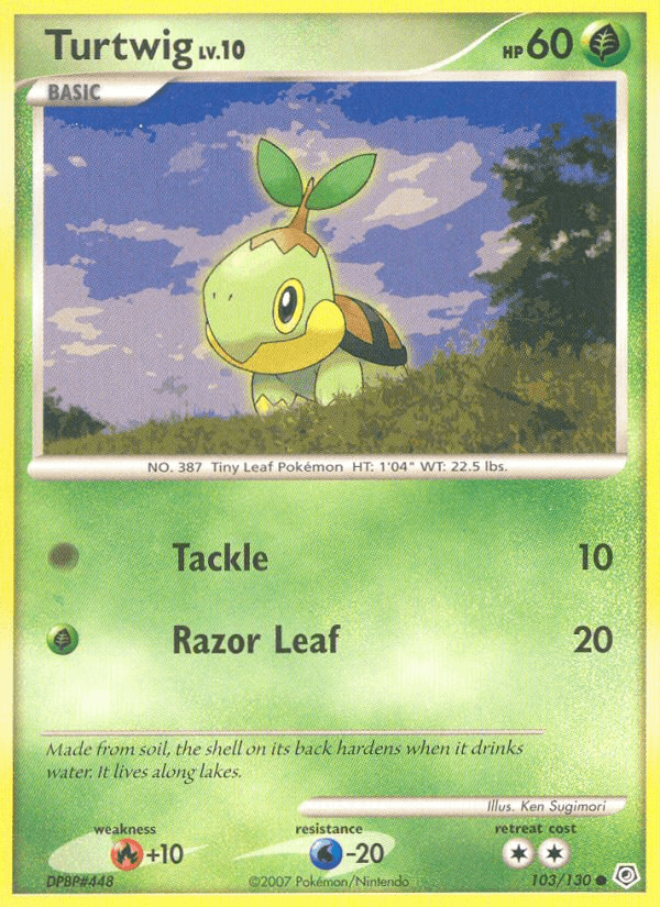 Turtwig (103/130) [Diamond & Pearl: Base Set] (Online Only)