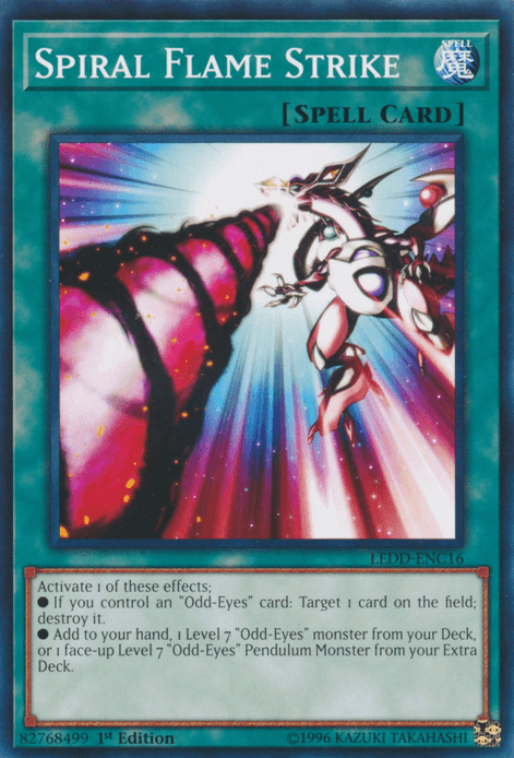 Spiral Flame Strike [LEDD-ENC16] Common (ONLINE ORDER ONLY)