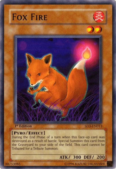 Fox Fire [SD3-EN013] Common (ONLINE ORDER ONLY)