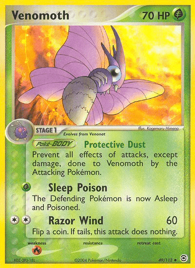 Venomoth (49/112) [EX: FireRed & LeafGreen] (Online Only)
