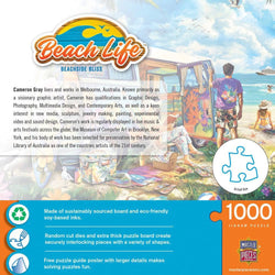 Beach Life - Beachside Bliss 1000 Piece Jigsaw Puzzle