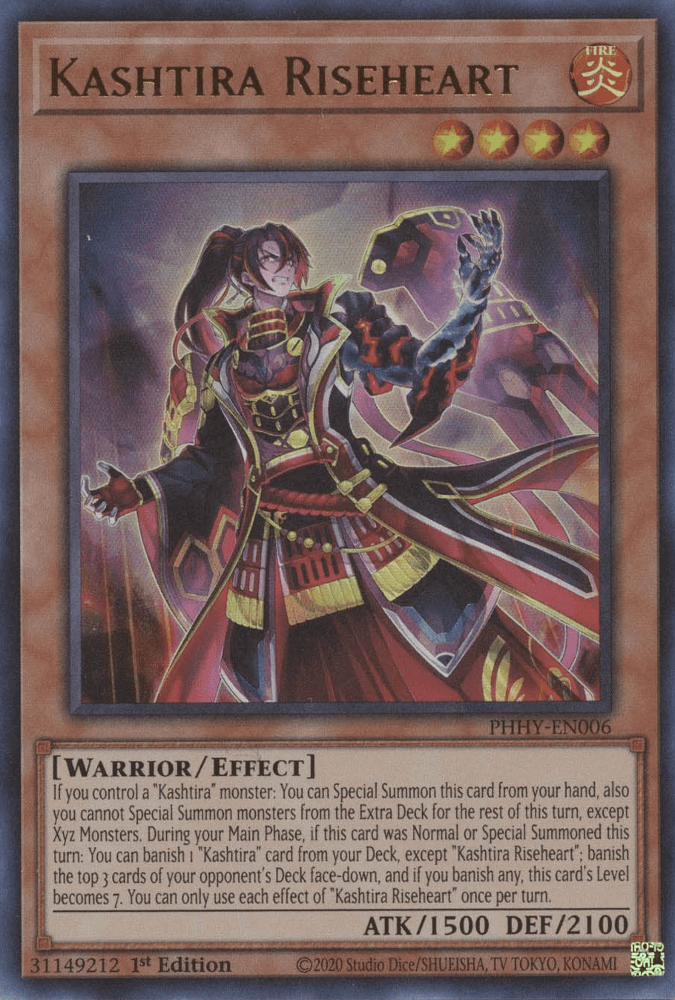 Kashtira Riseheart [PHHY-EN006] Ultra Rare (ONLINE ORDER ONLY)
