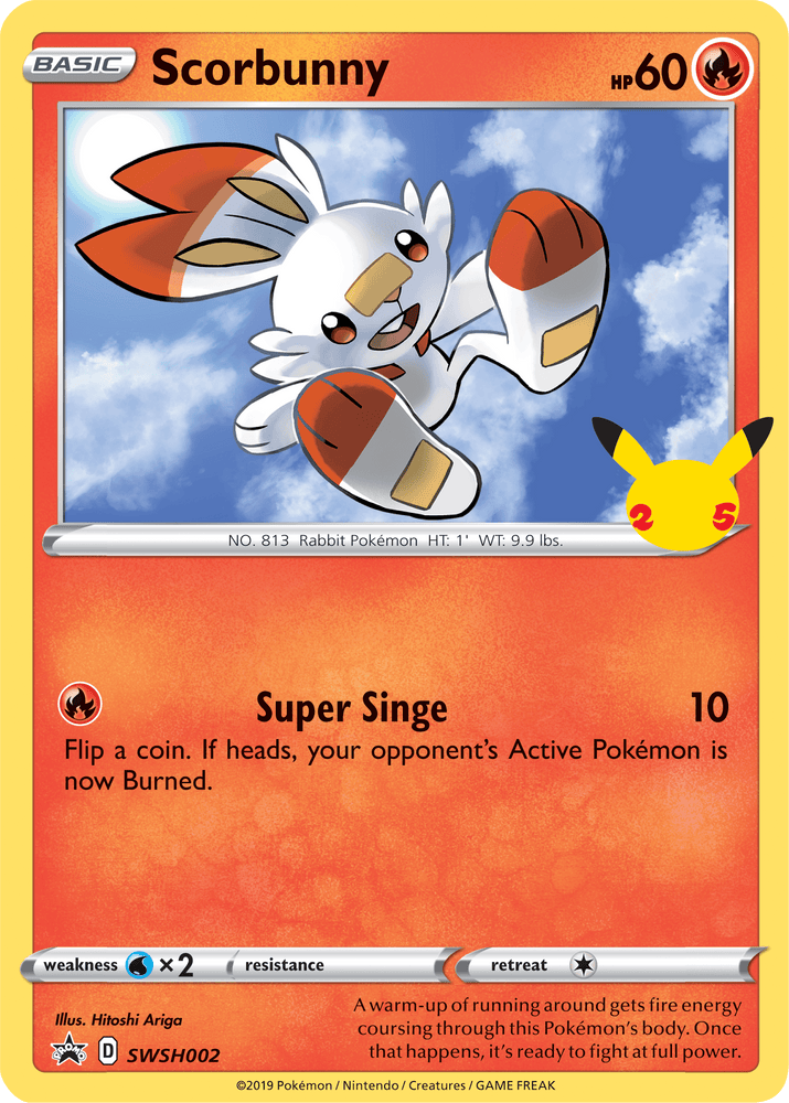 Scorbunny (SWSH002) [First Partner Pack] (Online Only)