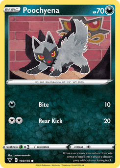 Poochyena (103/185) [Sword & Shield: Vivid Voltage] (Online Only)