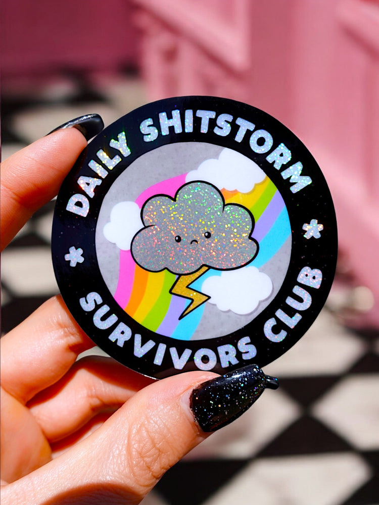Daily Shitstorm Survivors Club Sticker