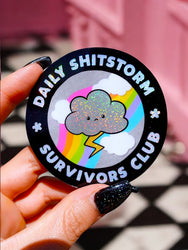 Daily Shitstorm Survivors Club Sticker