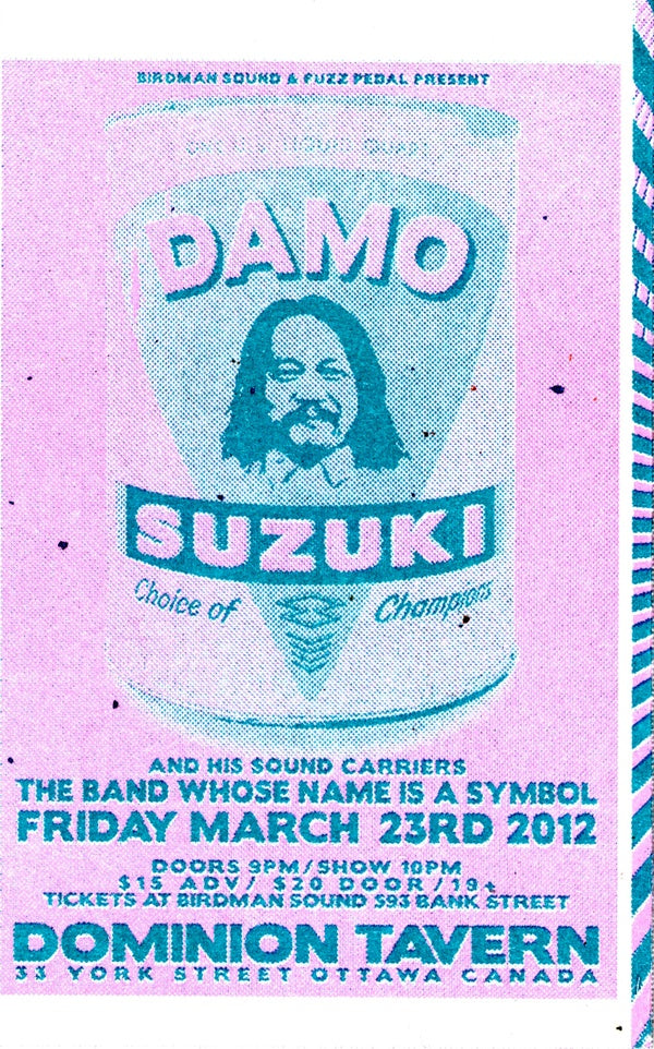 DAMO SUZUKI & THE BAND WHOSE NAME IS A SYMBOL - Live 2012 [Cassette] (ONLINE ORDER ONLY)