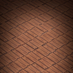 Dark Hardwood Tile Part Pack (20 Tiles) made with LEGO parts - B3 Customs (Online Order Only)