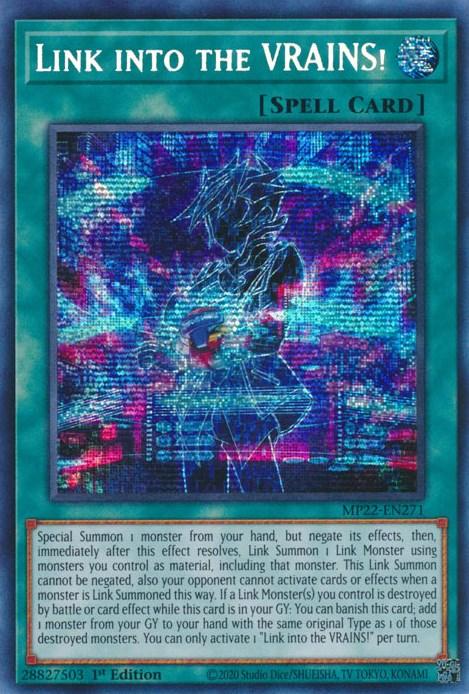 Link into the VRAINS! [MP22-EN271] Prismatic Secret Rare (ONLINE ORDER ONLY)