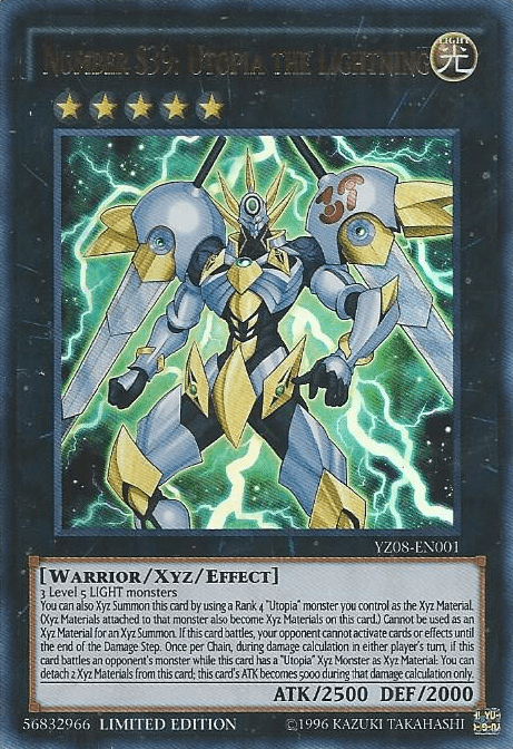 Number S39: Utopia the Lightning [YZ08-EN001] Ultra Rare (ONLINE ORDER ONLY)