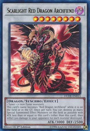 Scarlight Red Dragon Archfiend [DUDE-EN013] Ultra Rare (ONLINE ORDER ONLY)