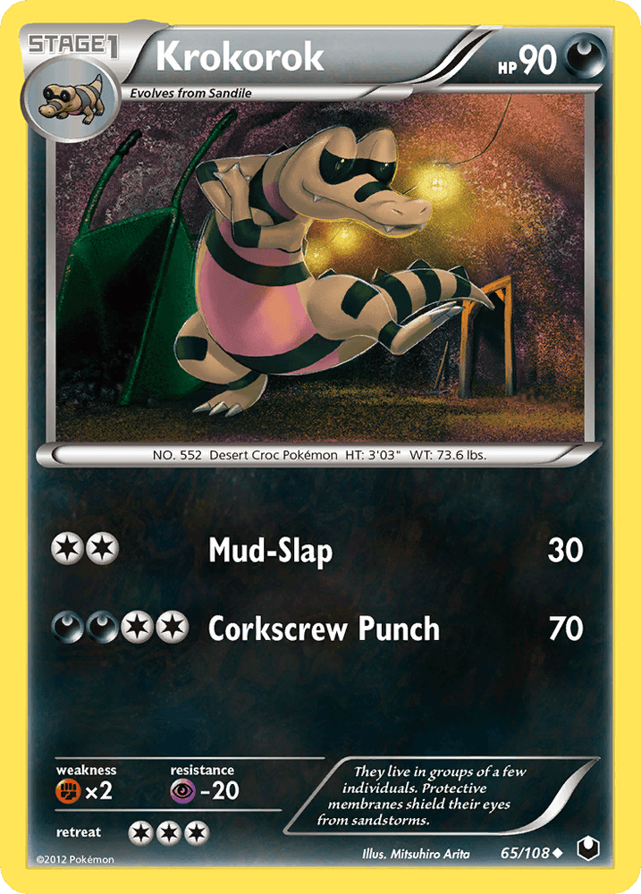Krokorok (65/108) [Black & White: Dark Explorers] (Online Only)