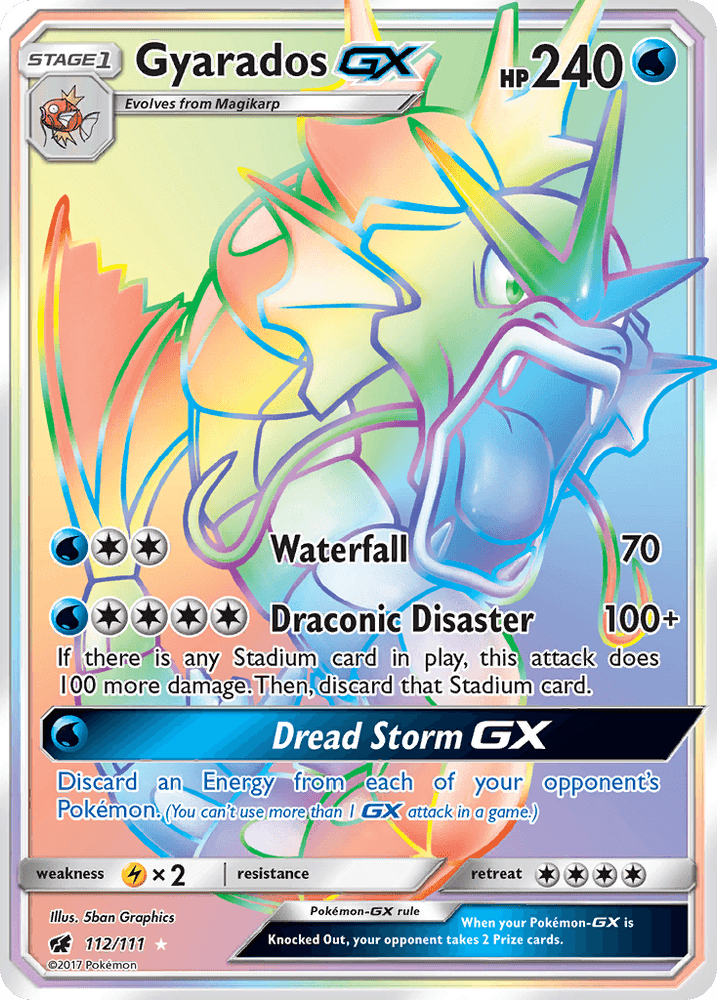 Gyarados GX (112/111) [Sun & Moon: Crimson Invasion] (Online Only)