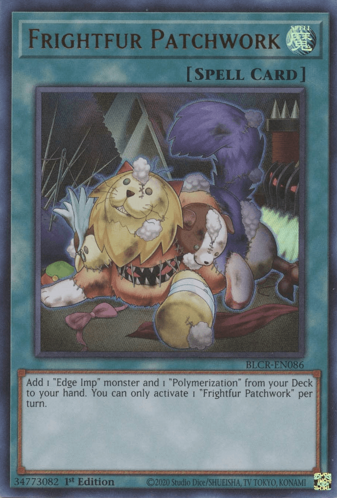 Frightfur Patchwork [BLCR-EN086] Ultra Rare (ONLINE ORDER ONLY)