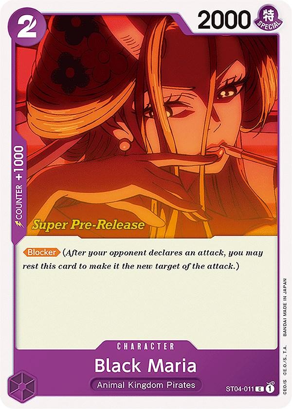 Black Maria [Super Pre-Release Starter Deck: Animal Kingdom Pirates] (ONLINE ORDER ONLY)