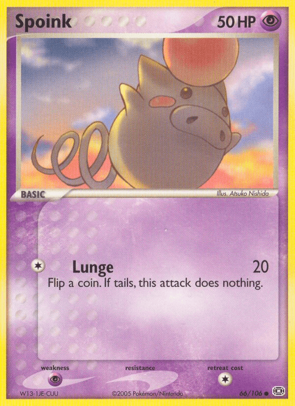 Spoink (66/106) [EX: Emerald] (Online Only)