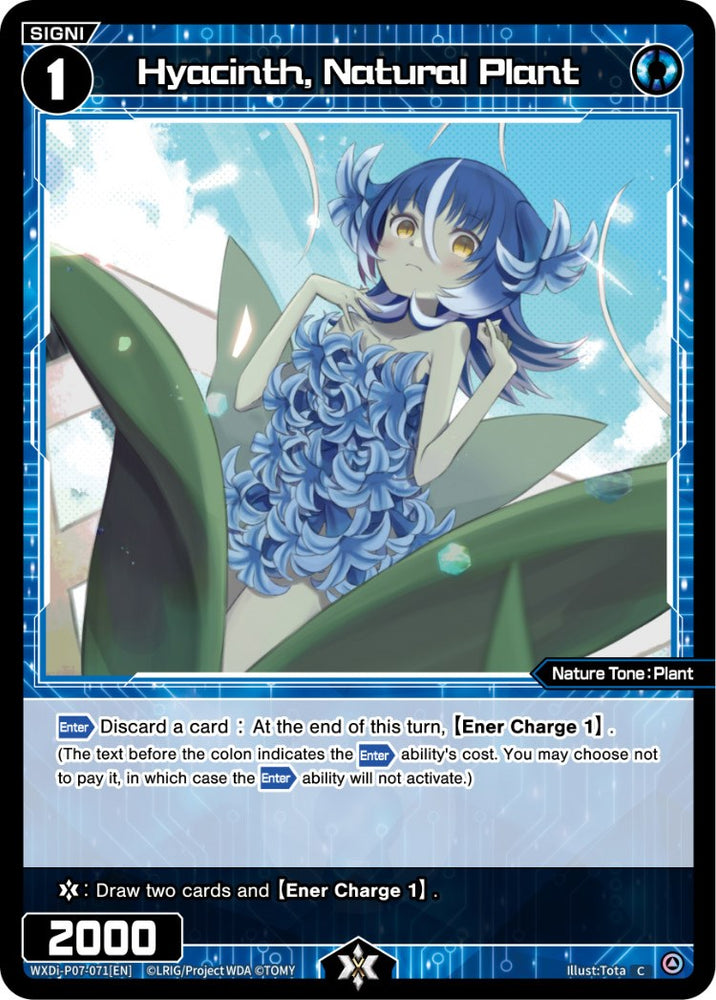 Hyacinth, Natural Plant (WXDi-P07-071[EN]) [Welcome Back Diva -Lostorage-]