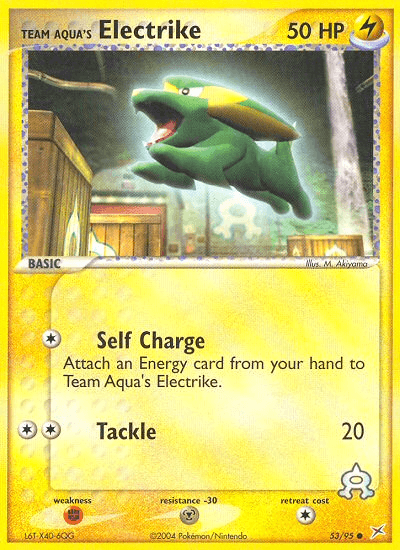 Team Aqua's Electrike (53/95) [EX: Team Magma vs Team Aqua] (Online Only)