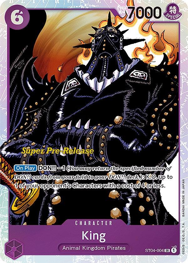 King [Super Pre-Release Starter Deck: Animal Kingdom Pirates] (ONLINE ORDER ONLY)
