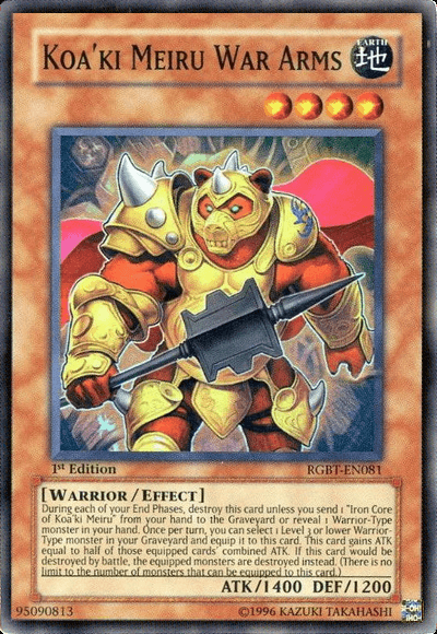 Koa'ki Meiru War Arms [RGBT-EN081] Super Rare (ONLINE ORDER ONLY)