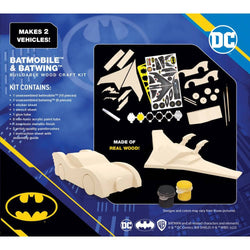 Batman - Batmobile & Batwing Wood Craft Kit (ONLINE ORDER ONLY)