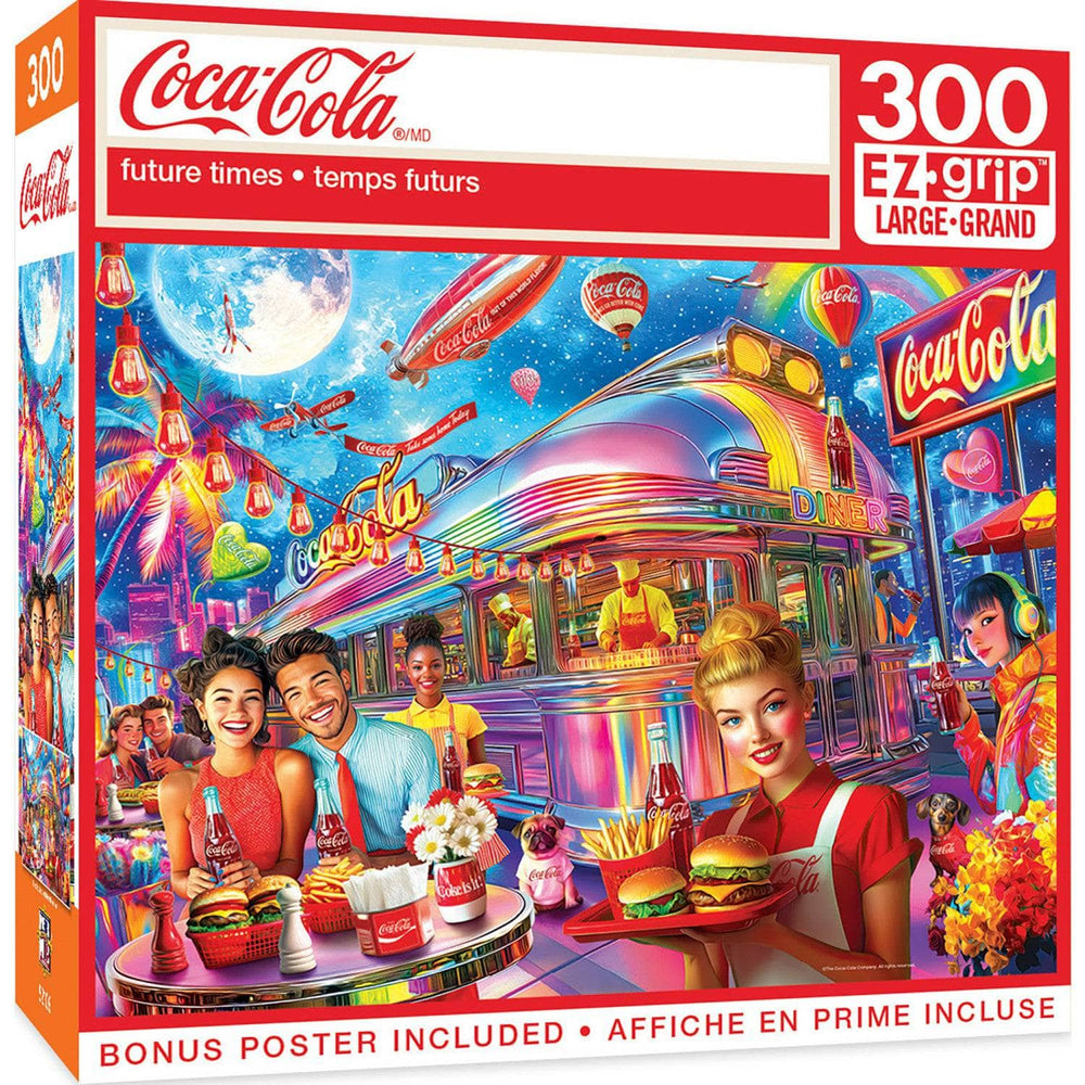 Coca-Cola - Future Times 300 Piece EZ Grip Jigsaw Puzzle