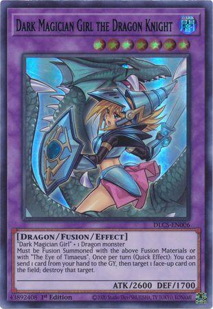 Dark Magician Girl the Dragon Knight (Alternate Art) (Blue) [DLCS-EN006] Ultra Rare (ONLINE ORDER ONLY)