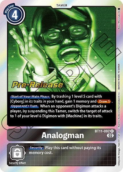 Analogman [BT11-092] [Dimensional Phase Pre-Release Promos] (ONLINE ORDER ONLY)